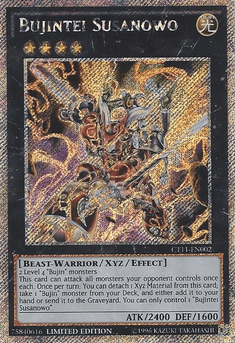 Bujintei Susanowo [CT11-EN002] Secret Rare - POKÉ JEUX