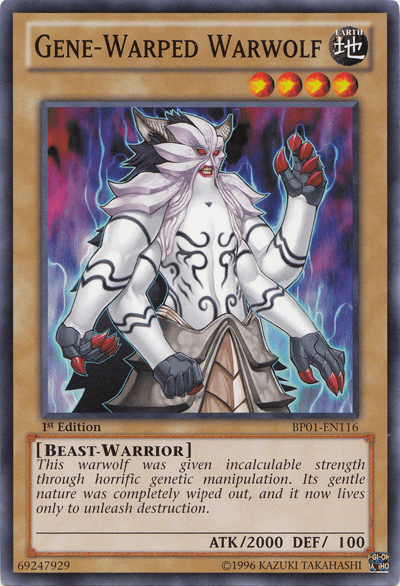 Gene-Warped Warwolf [BP01-EN116] Common - POKÉ JEUX
