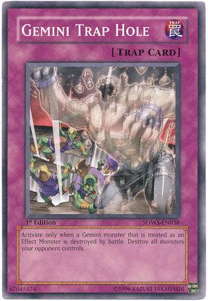 Gemini Trap Hole [SDWS-EN038] Common - POKÉ JEUX