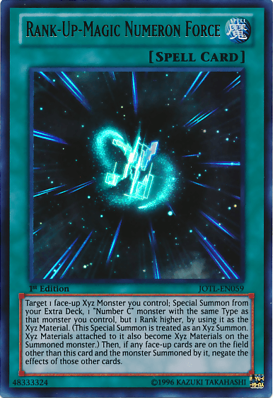 Rank-Up-Magic Numeron Force [JOTL-EN059] Ultra Rare - POKÉ JEUX
