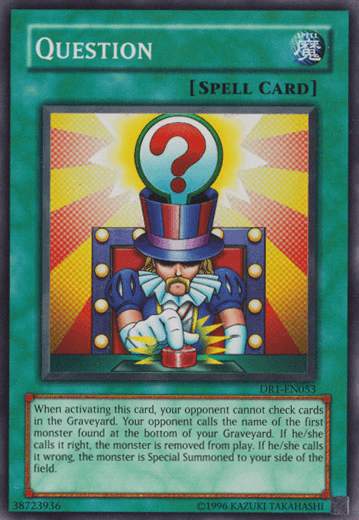 Question [DR1-EN053] Super Rare - POKÉ JEUX