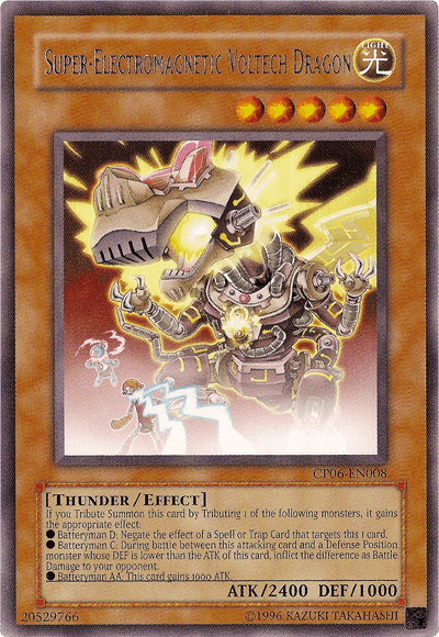 Super-Electromagnetic Voltech Dragon [CP06-EN008] Rare - POKÉ JEUX