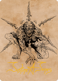 Bhaal, Lord of Murder Art Card (Gold-Stamped Signature) [Commander Legends: Battle for Baldur's Gate Art Series]