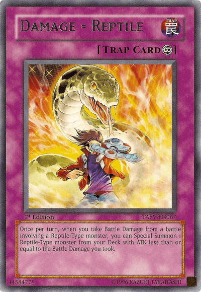 Damage = Reptile [TAEV-EN067] Rare - POKÉ JEUX