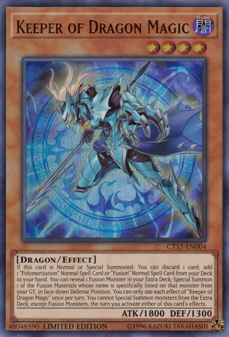 Keeper of Dragon Magic [CT15-EN004] Ultra Rare - POKÉ JEUX