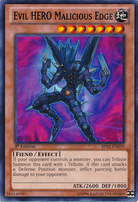 Evil HERO Malicious Edge [BP02-EN054] Mosaic Rare - POKÉ JEUX