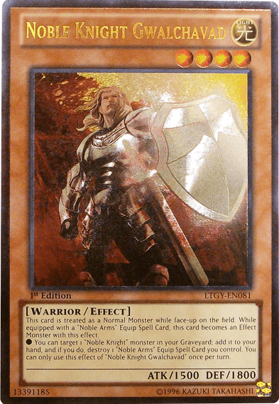 Noble Knight Gwalchavad [LTGY-EN081] Ultimate Rare - POKÉ JEUX