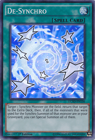 De-Synchro [LC5D-EN136] Super Rare - POKÉ JEUX