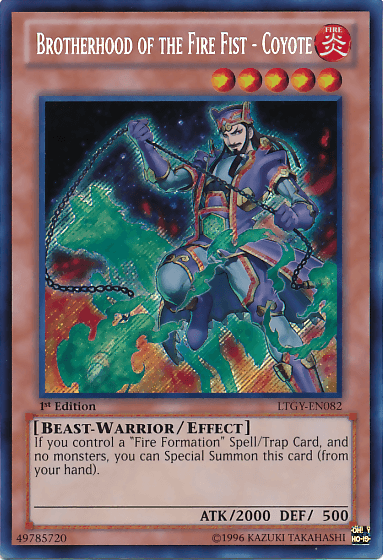 Brotherhood of the Fire Fist - Coyote [LTGY-EN082] Secret Rare - POKÉ JEUX