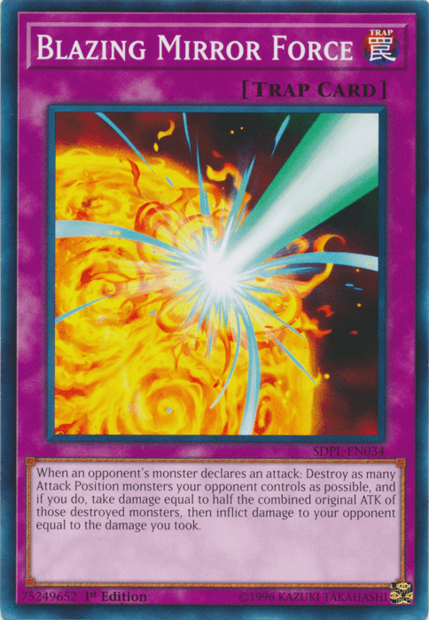 Blazing Mirror Force [SDPL-EN034] Common - POKÉ JEUX