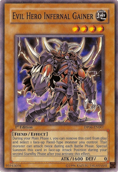 Evil Hero Infernal Gainer [DP06-EN007] Common - POKÉ JEUX