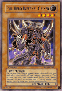 Evil Hero Infernal Gainer [DP06-EN007] Common - POKÉ JEUX