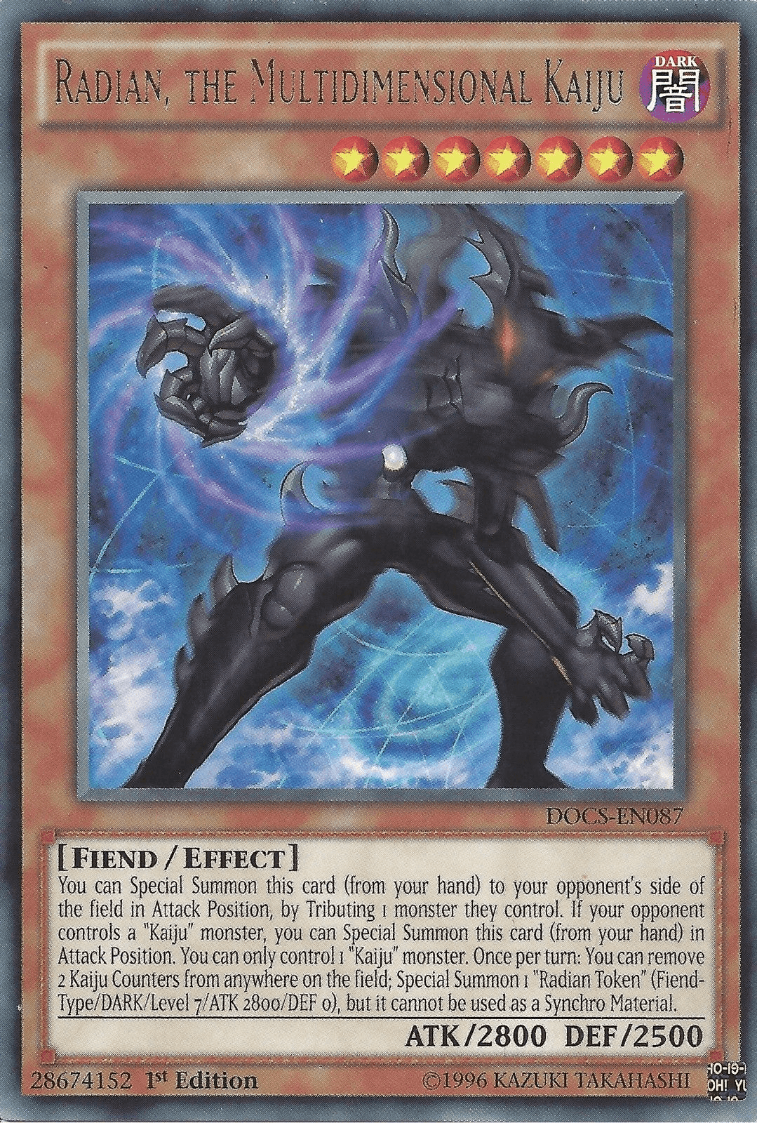Radian, the Multidimensional Kaiju [DOCS-EN087] Rare - POKÉ JEUX