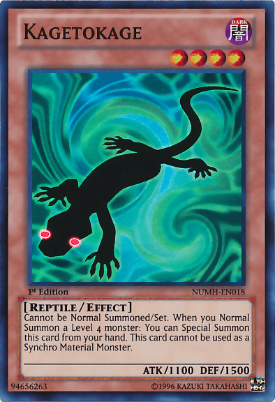Kagetokage [NUMH-EN018] Super Rare - POKÉ JEUX