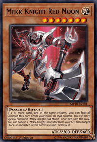 Mekk-Knight Red Moon [MP18-EN181] Rare - POKÉ JEUX