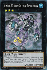 Number 30: Acid Golem of Destruction [REDU-ENSE2] Super Rare - POKÉ JEUX