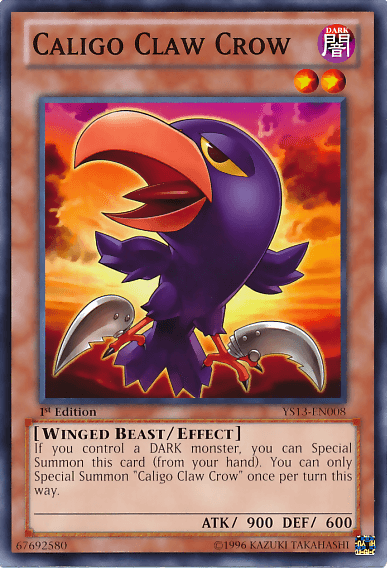 Caligo Claw Crow [YS13-EN008] Common - POKÉ JEUX