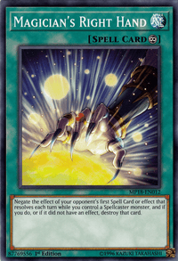 Magician's Right Hand [MP18-EN012] Common - POKÉ JEUX