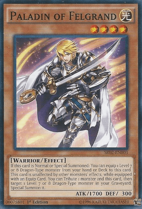 Paladin of Felgrand [SR02-EN003] Common - POKÉ JEUX