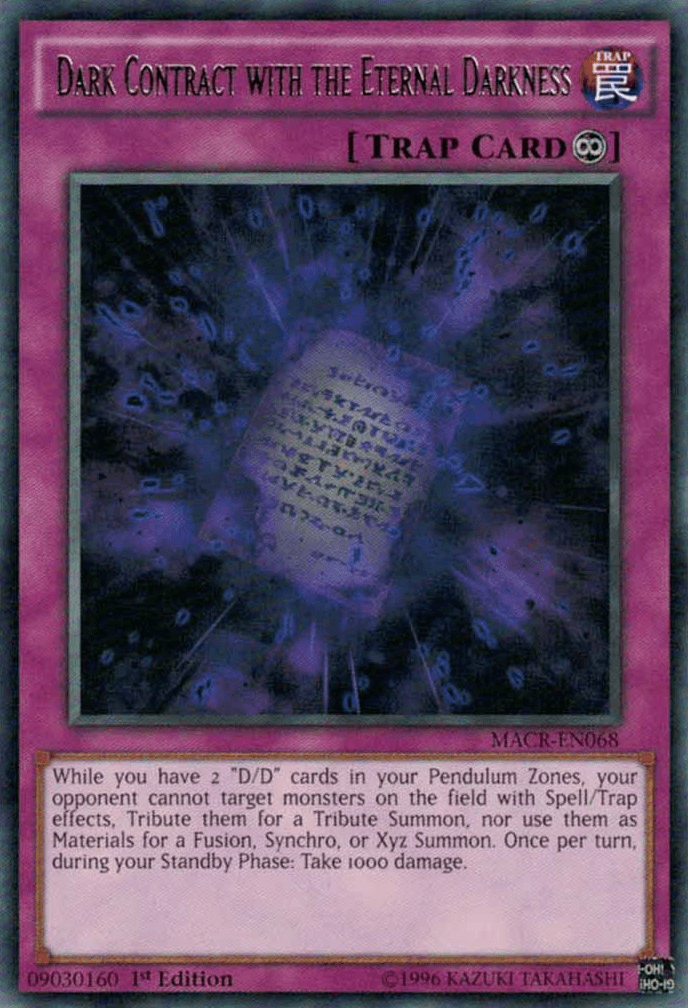 Dark Contract with the Eternal Darkness [MACR-EN068] Rare - POKÉ JEUX
