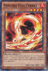 Fencing Fire Ferret [BP03-EN107] Shatterfoil Rare - POKÉ JEUX