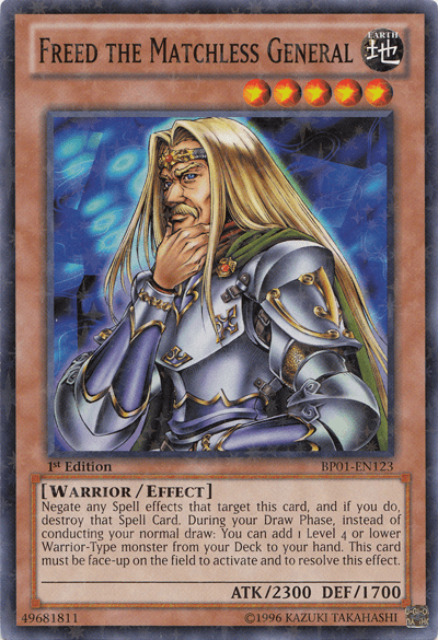 Freed the Matchless General [BP01-EN123] Starfoil Rare - POKÉ JEUX