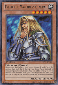 Freed the Matchless General [BP01-EN123] Starfoil Rare - POKÉ JEUX
