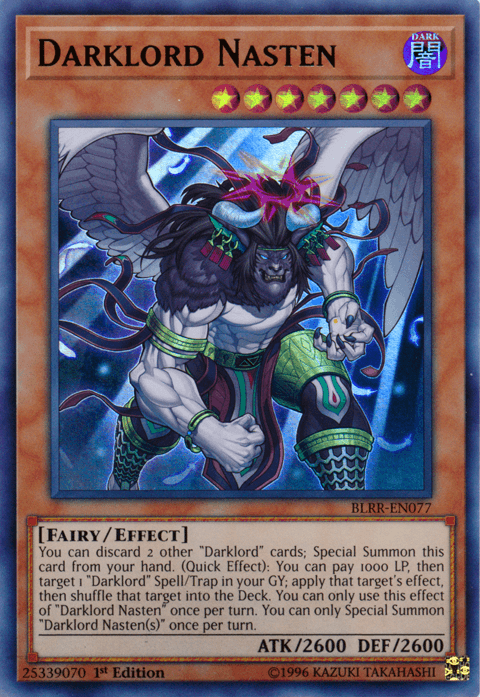 Darklord Nasten [BLRR-EN077] Ultra Rare - POKÉ JEUX