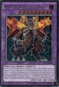 Archfiend Black Skull Dragon [CORE-EN048] Ultimate Rare - POKÉ JEUX