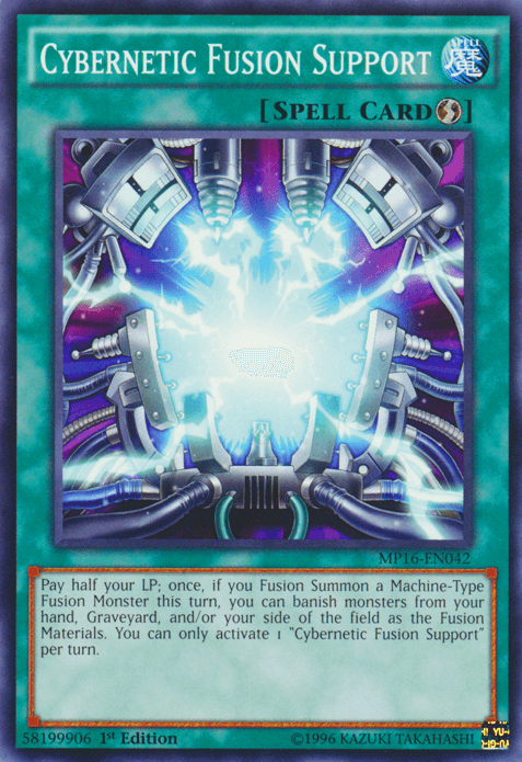 Cybernetic Fusion Support [MP16-EN042] Common - POKÉ JEUX