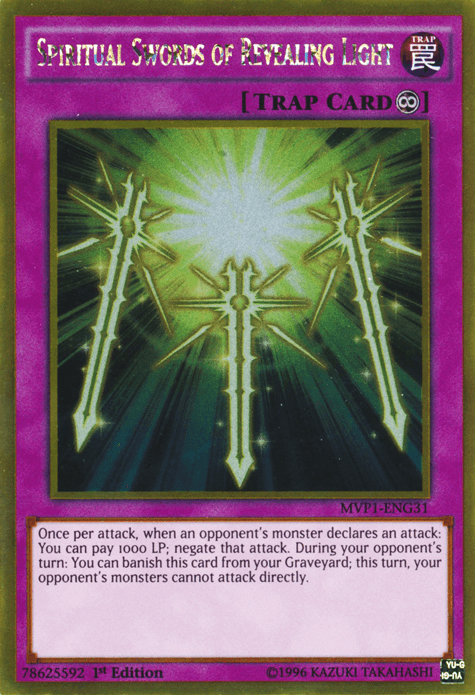 Spiritual Swords of Revealing Light [MVP1-ENG31] Gold Rare - POKÉ JEUX