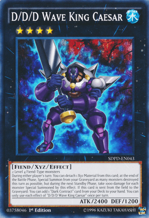 D/D/D Wave King Caesar [SDPD-EN043] Common - POKÉ JEUX