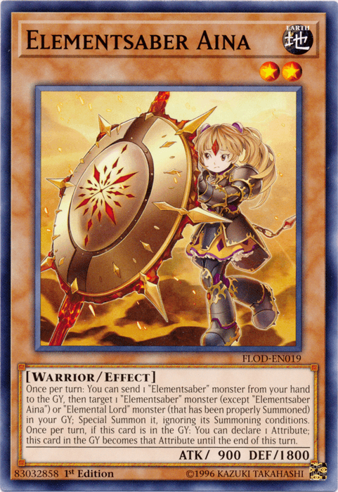 Elementsaber Aina [FLOD-EN019] Common - POKÉ JEUX
