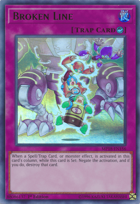 Broken Line [MP18-EN156] Ultra Rare - POKÉ JEUX