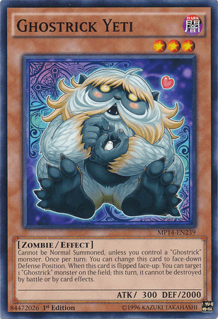 Ghostrick Yeti [MP14-EN239] Common - POKÉ JEUX