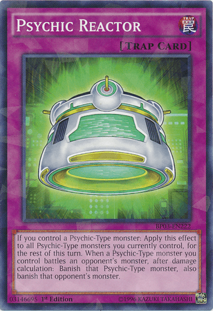 Psychic Reactor [BP03-EN222] Shatterfoil Rare - POKÉ JEUX