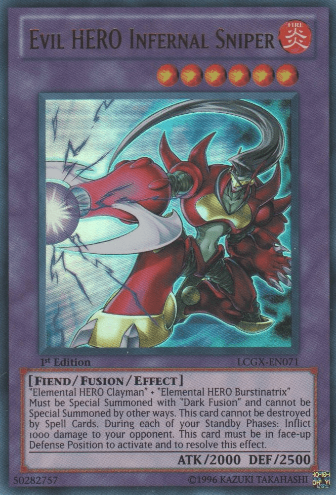 Evil HERO Infernal Sniper [LCGX-EN071] Ultra Rare - POKÉ JEUX