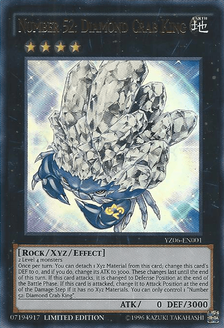 Number 52: Diamond Crab King [YZ06-EN001] Ultra Rare - POKÉ JEUX
