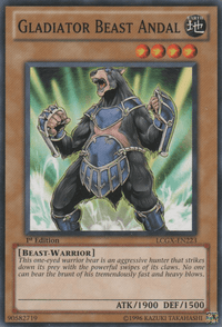 Gladiator Beast Andal [LCGX-EN223] Common - POKÉ JEUX