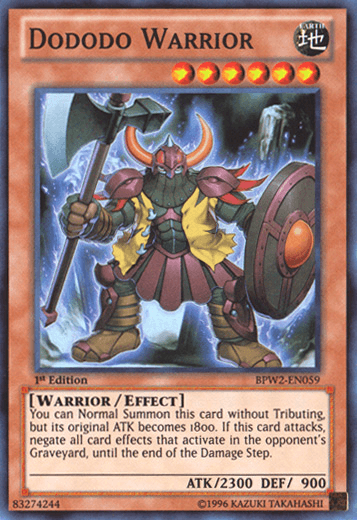 Dododo Warrior [BPW2-EN059] Super Rare - POKÉ JEUX