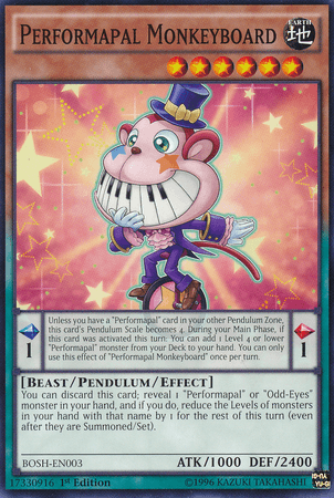 Performapal Monkeyboard [BOSH-EN003] Common - POKÉ JEUX