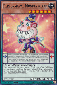 Performapal Monkeyboard [BOSH-EN003] Common - POKÉ JEUX