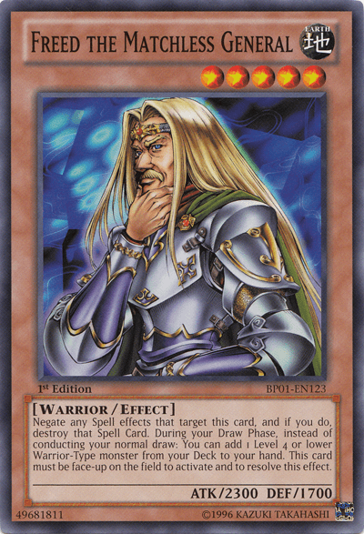 Freed the Matchless General [BP01-EN123] Common - POKÉ JEUX