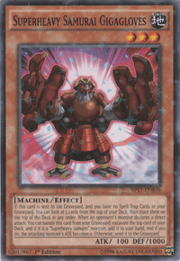 Superheavy Samurai Gigagloves [SP17-EN010] Starfoil Rare - POKÉ JEUX