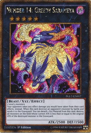 Number 14: Greedy Sarameya [PGL2-EN017] Gold Secret Rare - POKÉ JEUX