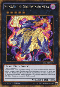 Number 14: Greedy Sarameya [PGL2-EN017] Gold Secret Rare - POKÉ JEUX