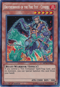 Brotherhood of the Fire Fist - Coyote [MP14-EN054] Secret Rare - POKÉ JEUX