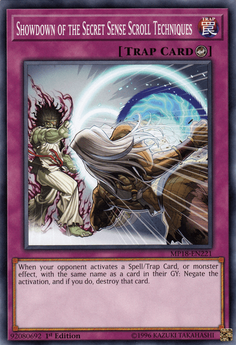 Showdown of the Secret Sense Scroll Techniques [MP18-EN221] Common - POKÉ JEUX