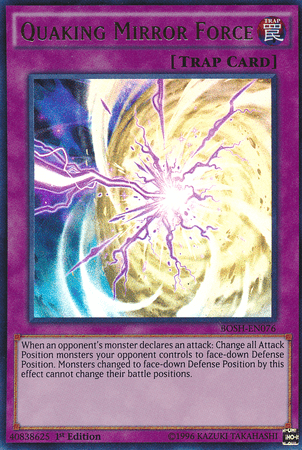 Quaking Mirror Force [BOSH-EN076] Ultra Rare - POKÉ JEUX