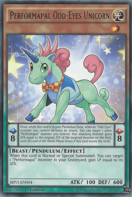 Performapal Odd-Eyes Unicorn [SHVI-EN004] Rare - POKÉ JEUX